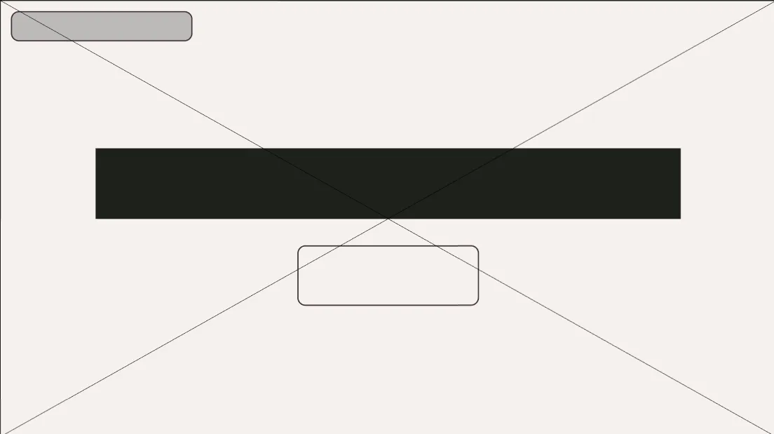 Wireframe for the first slide of training